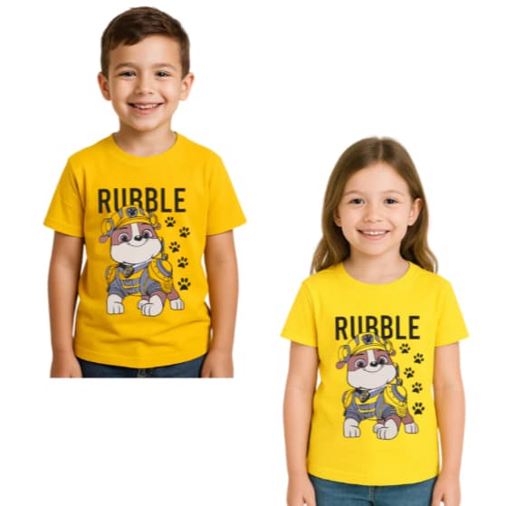 Camiseta-Camisa Patrulha Canina Infantil Personagens Blusa 100% Algodão unissex 30.1 Envio imediato