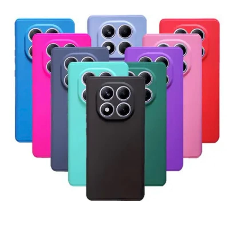 2X1 Xiaomi Redmi Note 15 Pro 5G- Capa Silicone Aveludada Colorida + Película Ceramica 3D