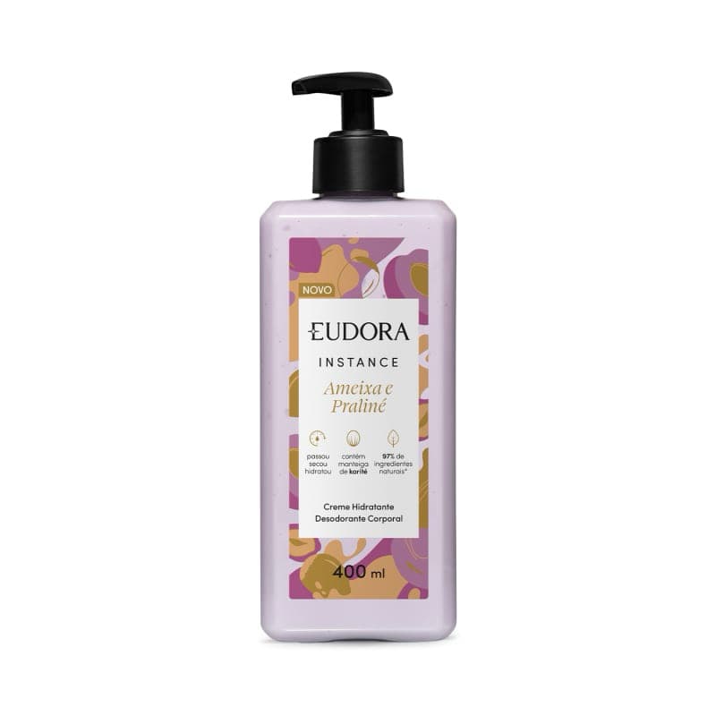 Creme Hidratante Desodorante Corporal Instance Ameixa e Praliné 400ml - EUDORA
