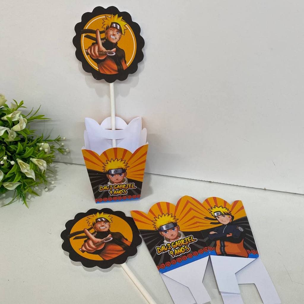 Centro de Mesa Naruto / Cachepo / caixinha de mesa