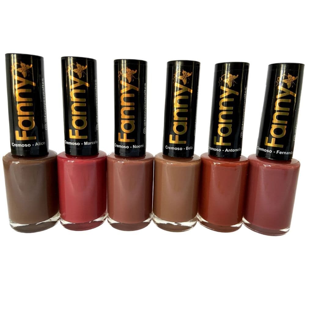KIT ESMALTE FANNY 6 UNIDADES COLEÇÃO INSPIRADORA