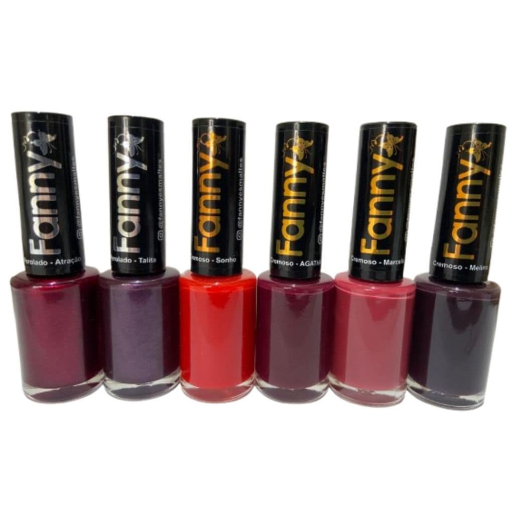 KIT ESMALTE FANNY 6 UNIDADES COLEÇÃO MODERNA