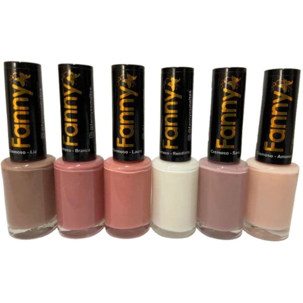 KIT ESMALTE FANNY 6 UNIDADE COLEÇÃO BRISA SUAVE