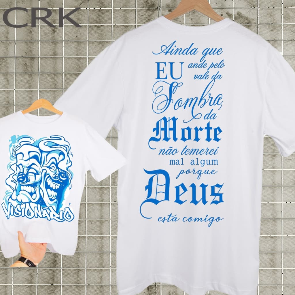 Camiseta Masculina VISIONARIO Camisa Masculina buzeira 2k25 Blusa Estilosa