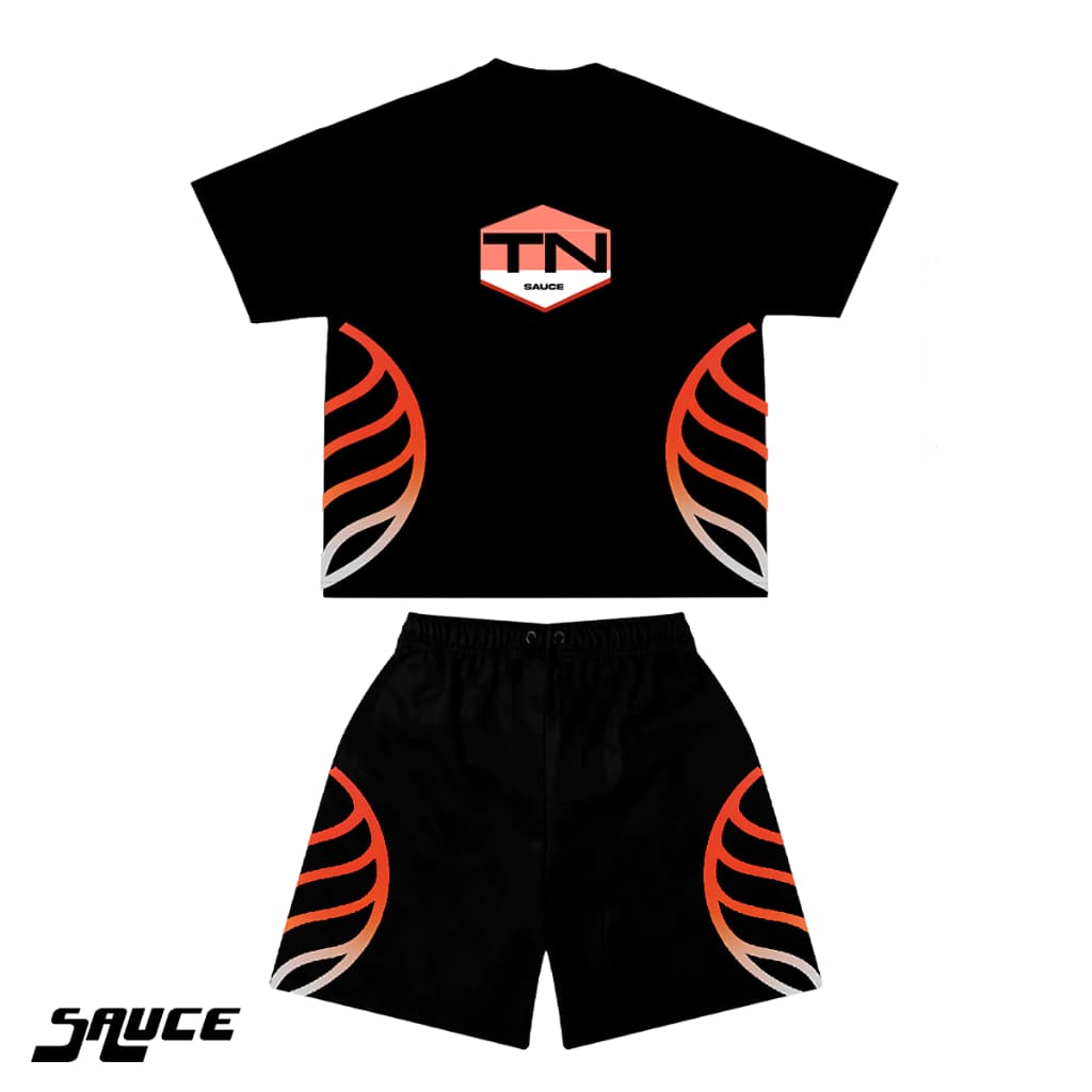 Kit Conjunto Fuck Laterais Camisa Bermuda Moletom Trap Streetwear 100% Algodão