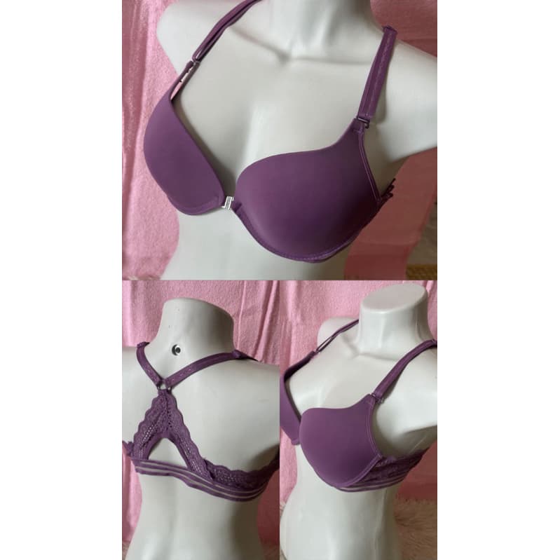 Sutiã básico nadador roxo solteirinho rendas