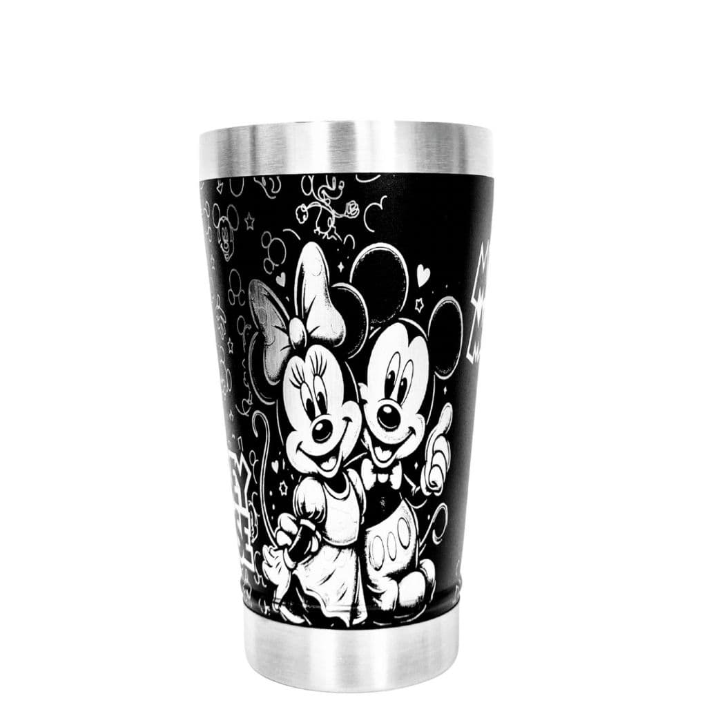 🐭❤️ Copo Térmico Personalizado GRAVAÇÃO A LASER 360º – Mickey & Minnie | 473ml