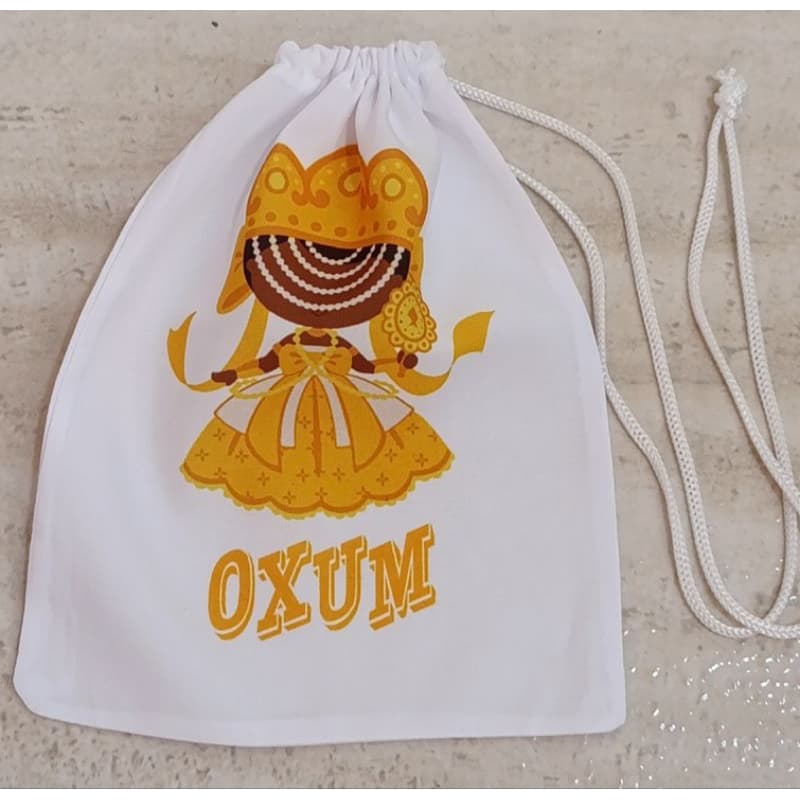 kit 5 saquinho 20*15 Umbanda e Candomblé em tecido personalizado