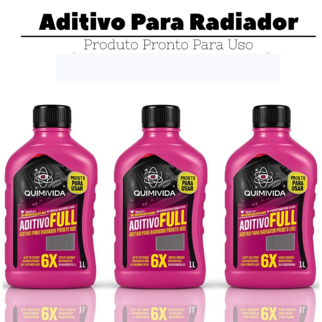 Fluido Para Radiador 1 Litro Anticorrosivo Pronto Uso Aditivo Quimivida