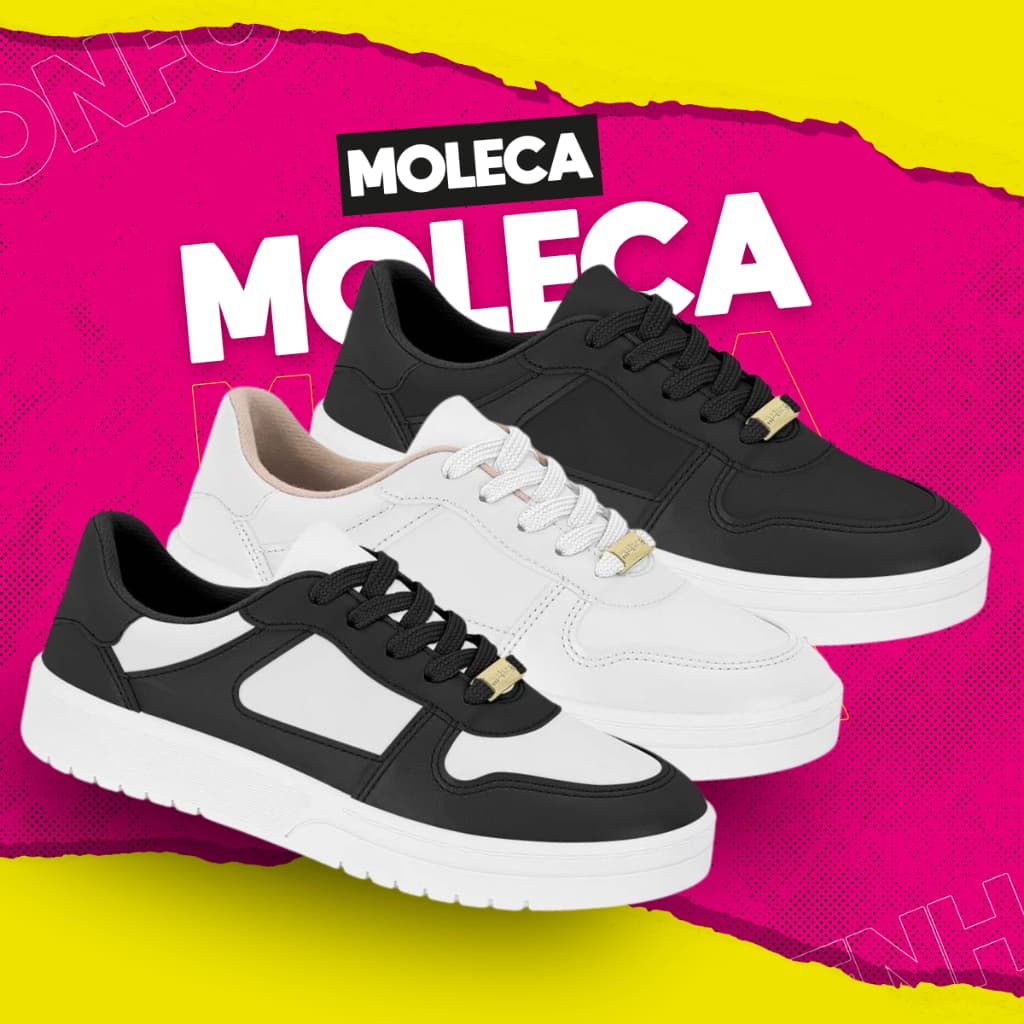 Tênis Sapato Moleca Casual Feminino Plataforma Baixo Confortável