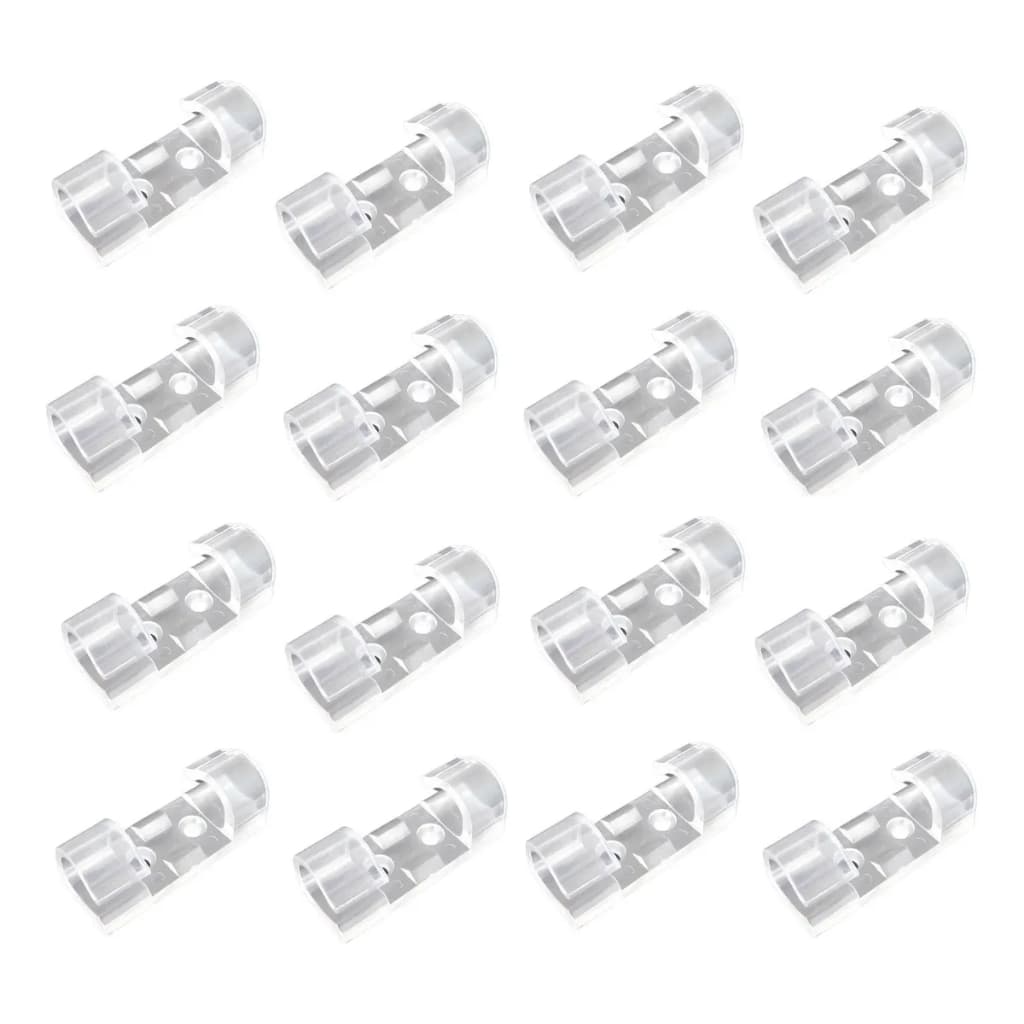 Kit 16 un - Grampo Adesivo VONDER Transparente p/ Organização de Fios e Cabos 4 a 10 mm²