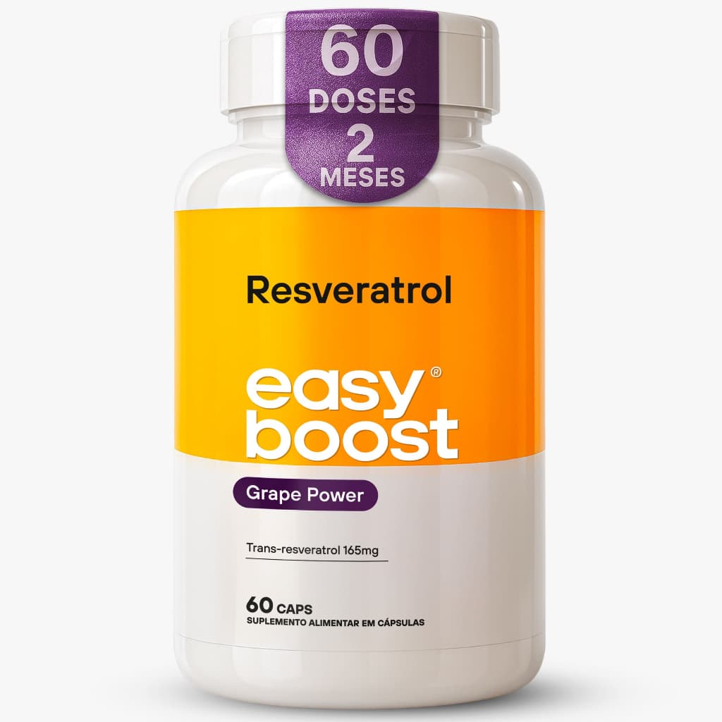 Resveratrol 100% Trans-resveratrol Easy Boost 60 Caps