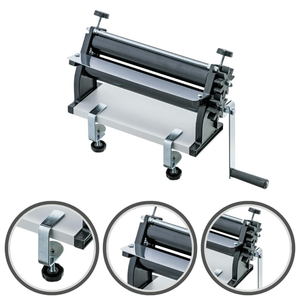 Cilindro Abridor Massa Manual Laminador Fazer Pão Pastel Macarrão Pizza Talharim Salgados Malta 45cm