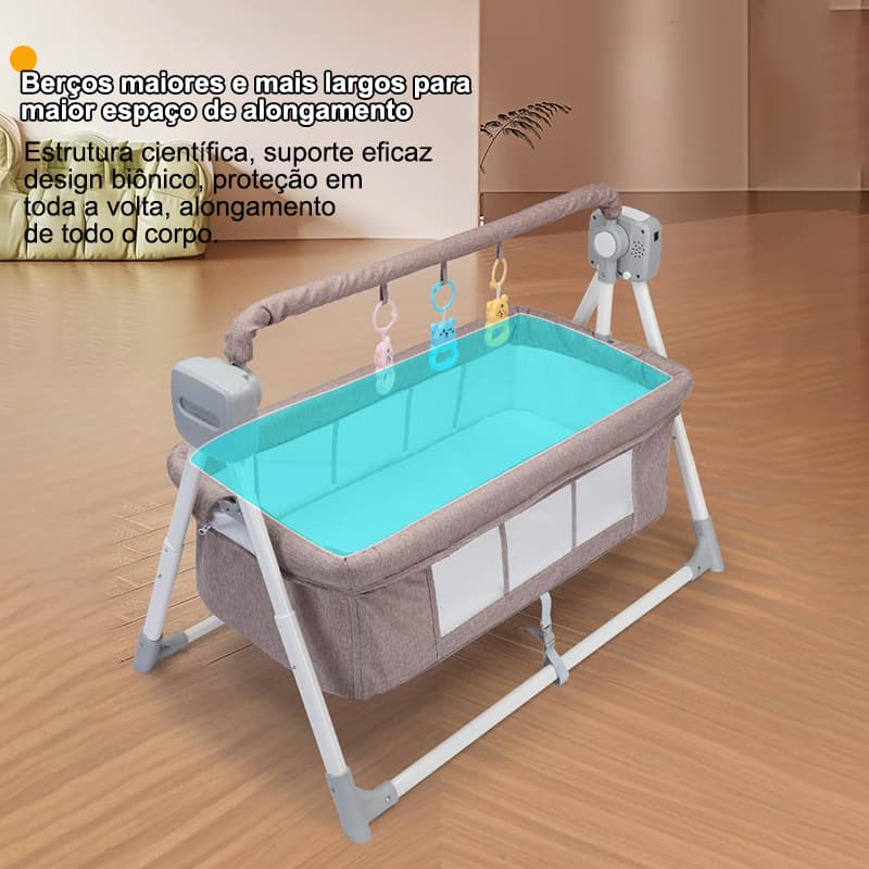 Berço Portátil Moises Co-bed Com Balanço Mosquiteiro e Cesto
