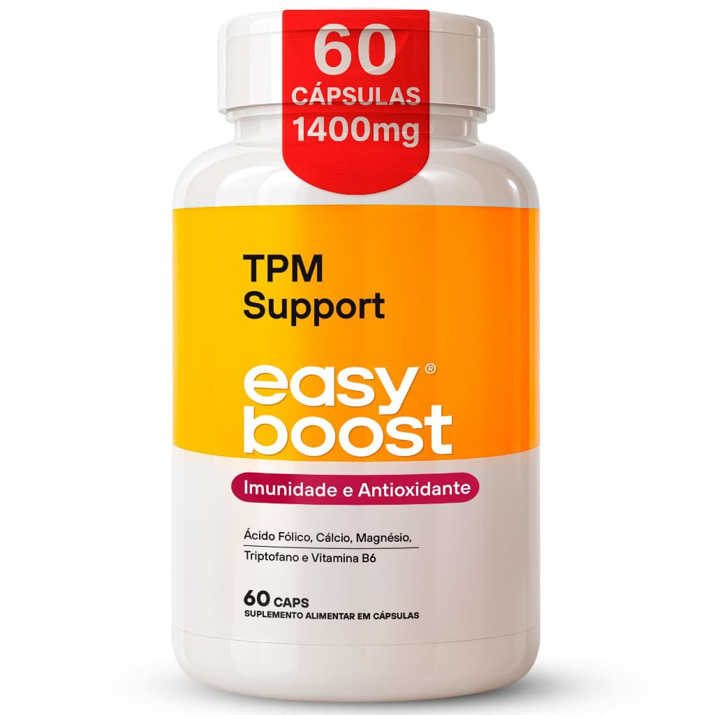 TPM Support Easy Boost 60 Caps | Ácido Fólico + Triptofano