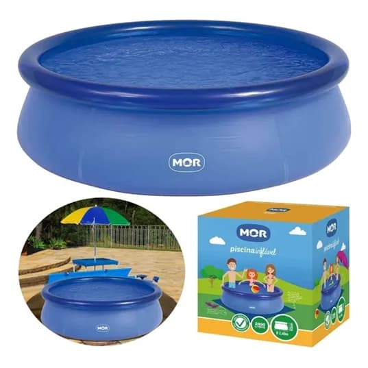 Piscina Splash Fun Redonda Inflável 2400 Litros - Mor