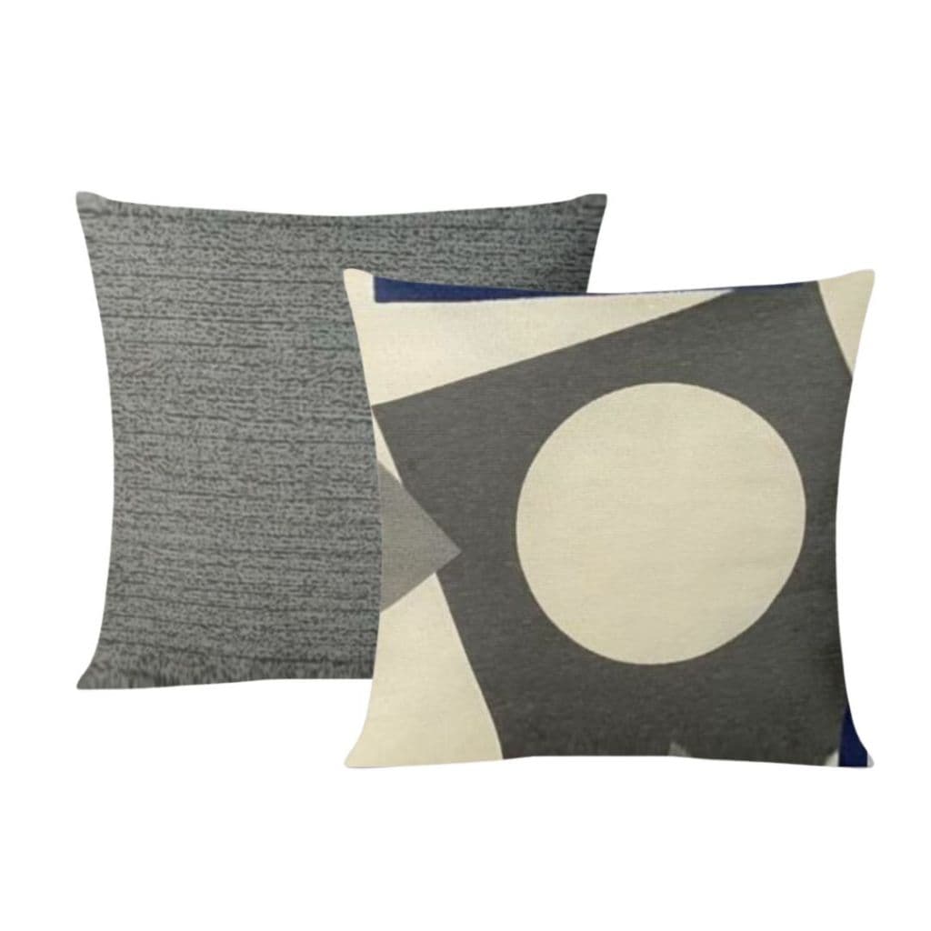 Kit Com 2 Capas de Almofadas Decorativas 45x45cm Com Zíper