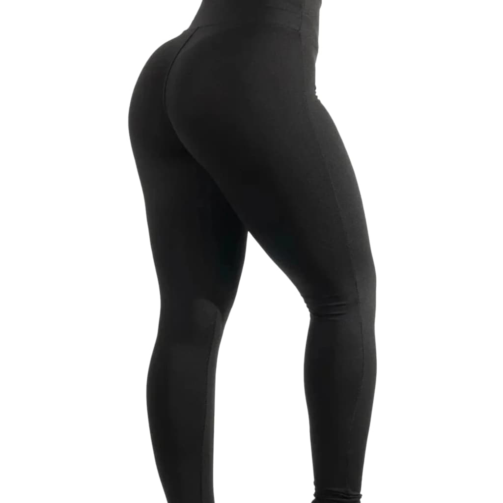 Calça Legging Cintura Alta Black Suplex - Moda Fitness - Estilosa