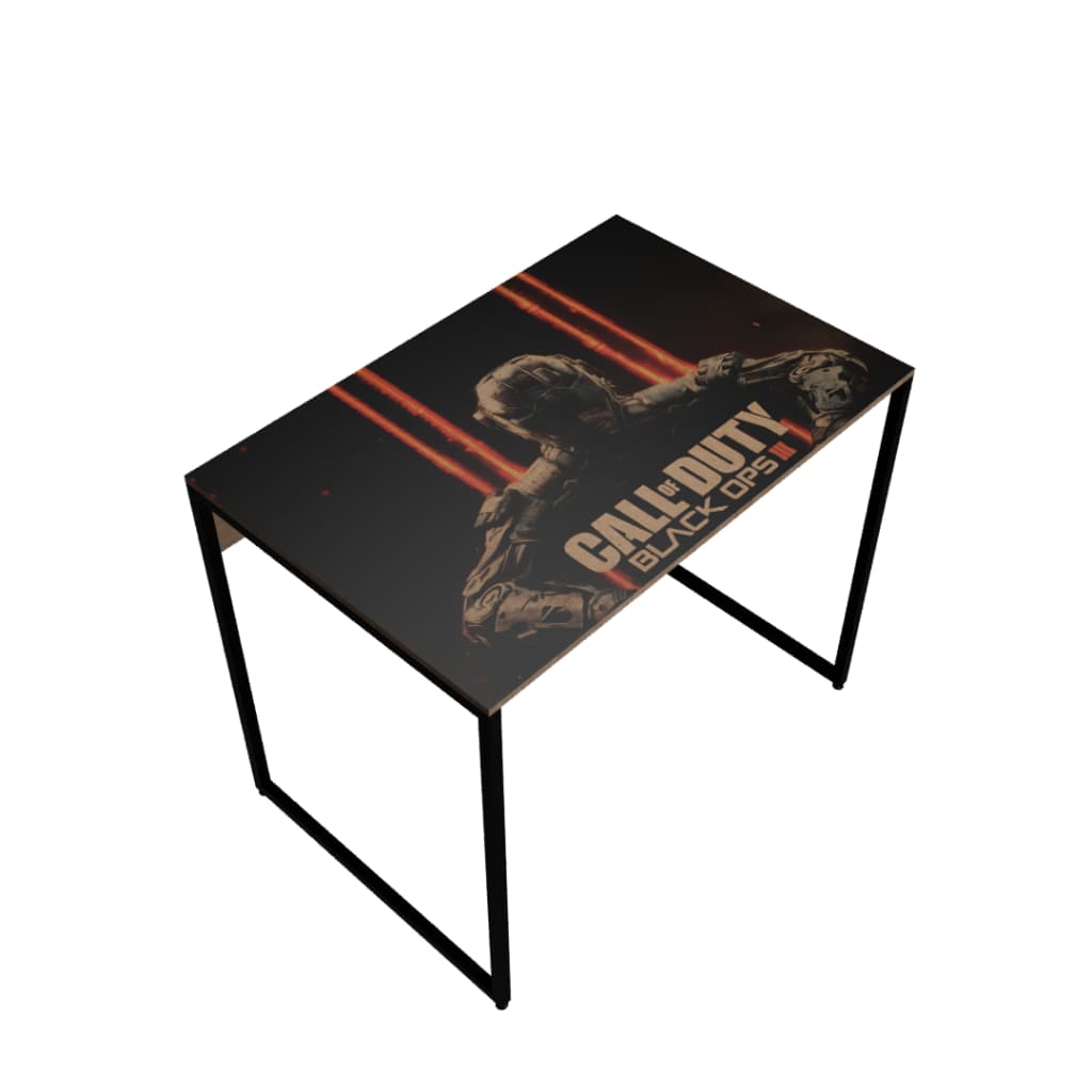 Mesa Gamer Call of Duty Computador MDF Moderna Home Office Quarto Estudo Notebook Escrivaninha