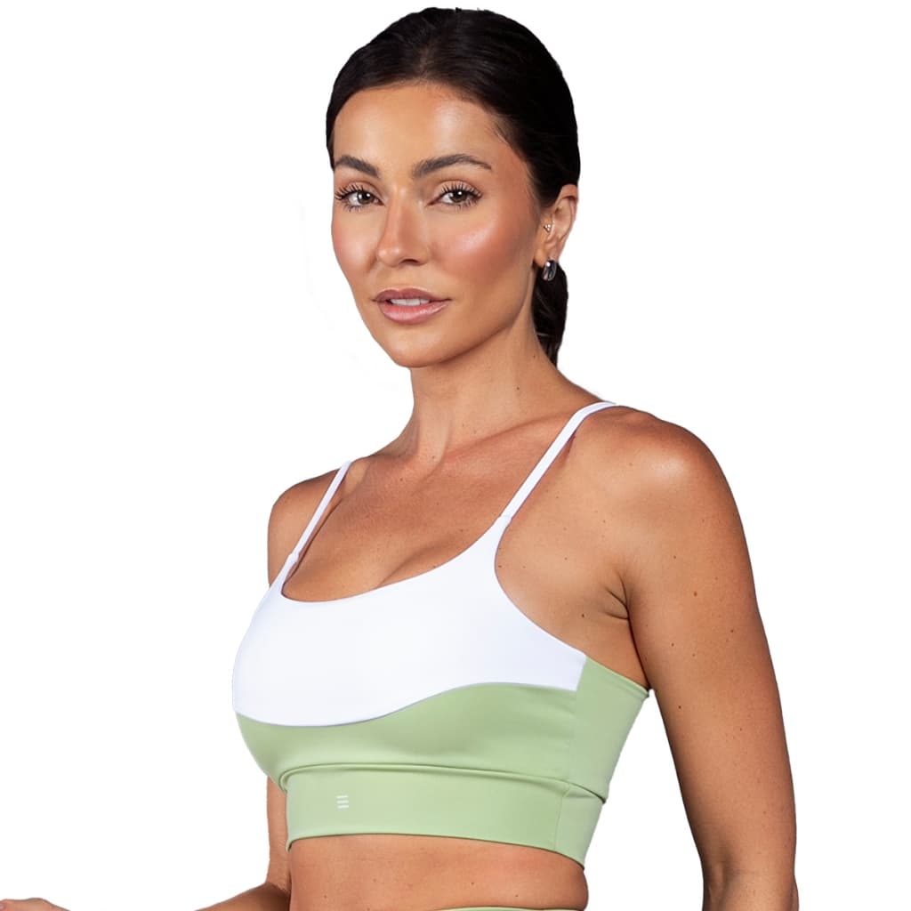 Top Fitness Treino Academia Feminino Everfit Duna Alta Cobertura Toque Macio Yoga Pilates e Academia