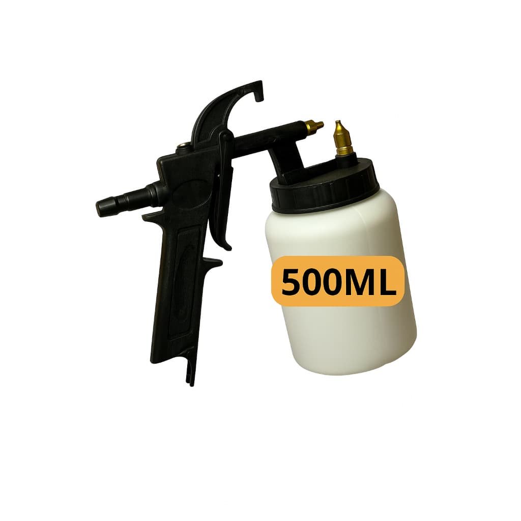 Pistola Pintura AR DIRETO 500ML Profissional Lanternagem Oficina  Retoque Bico