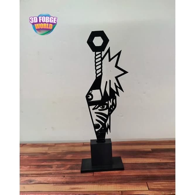 Estatueta Naruto na Kunai – Arte Decorativa Geek