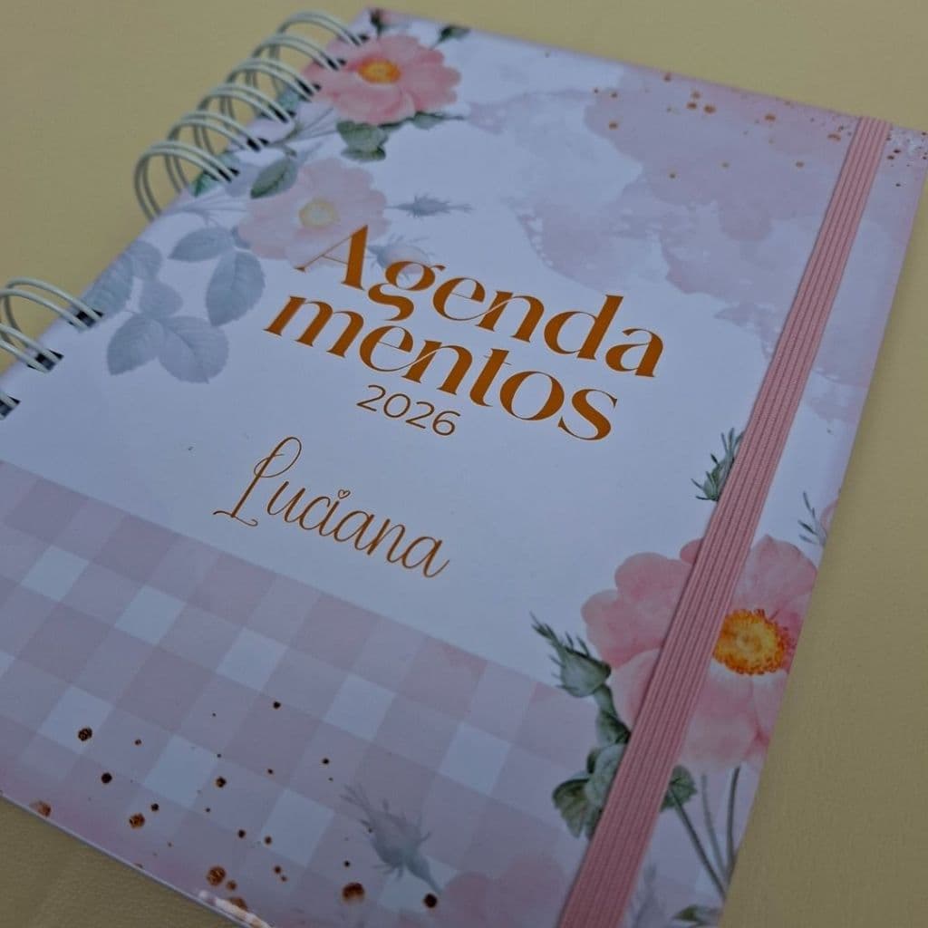 Agendamento 2026 salão, designer e clientes em geral personalizado nome ou logo