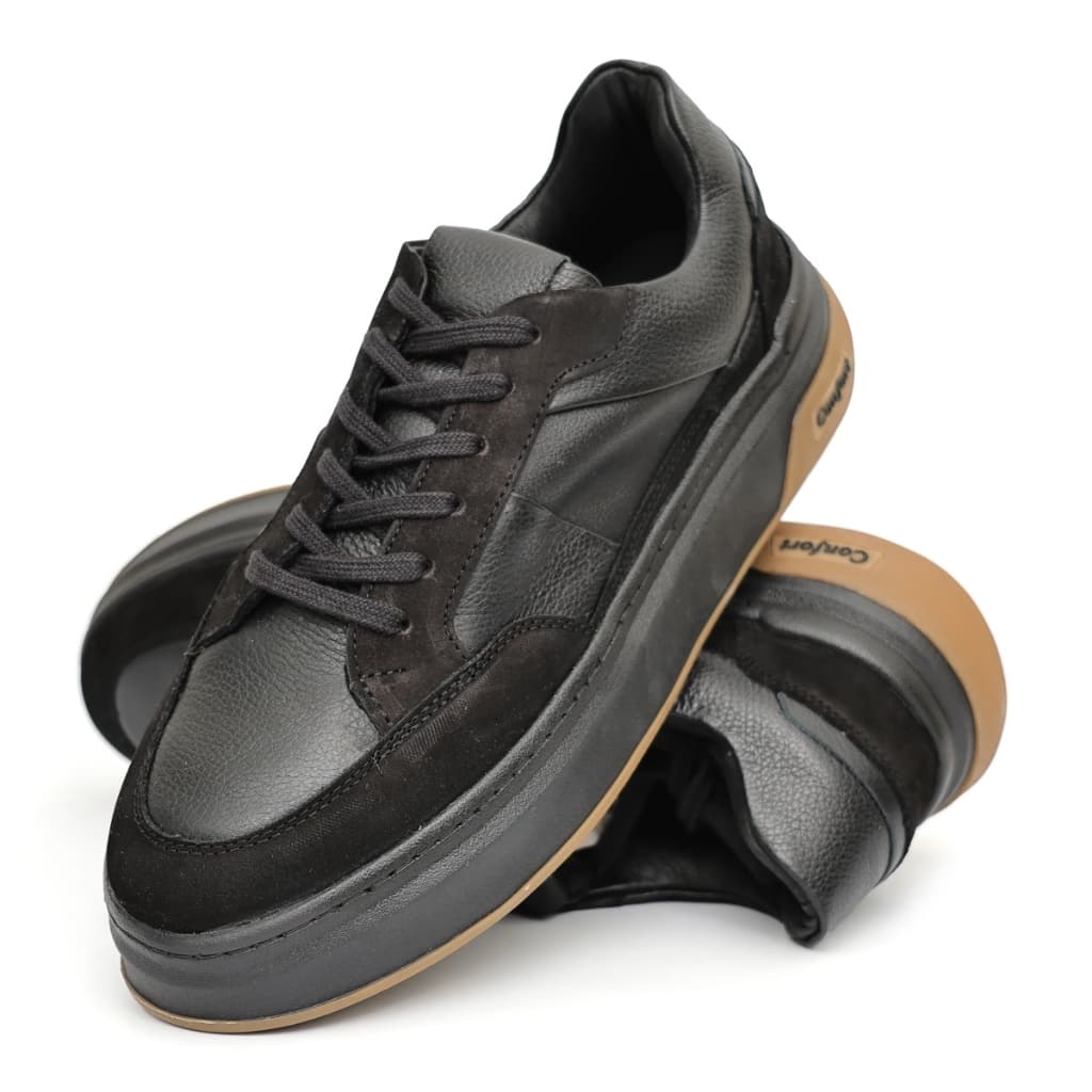 Sapato Masculino Sneaker Social Confortável Tênis Couro Bovino Legítimo Elegante