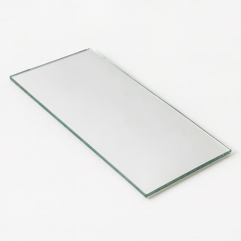 Bandeja de Vidro Espelhada Preto Branco Premium Luxo Para Lavabo Banheiro Hall de Entrada