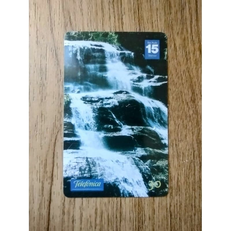 Cartão Telefônico Colecionável Cachoeira das Pedras