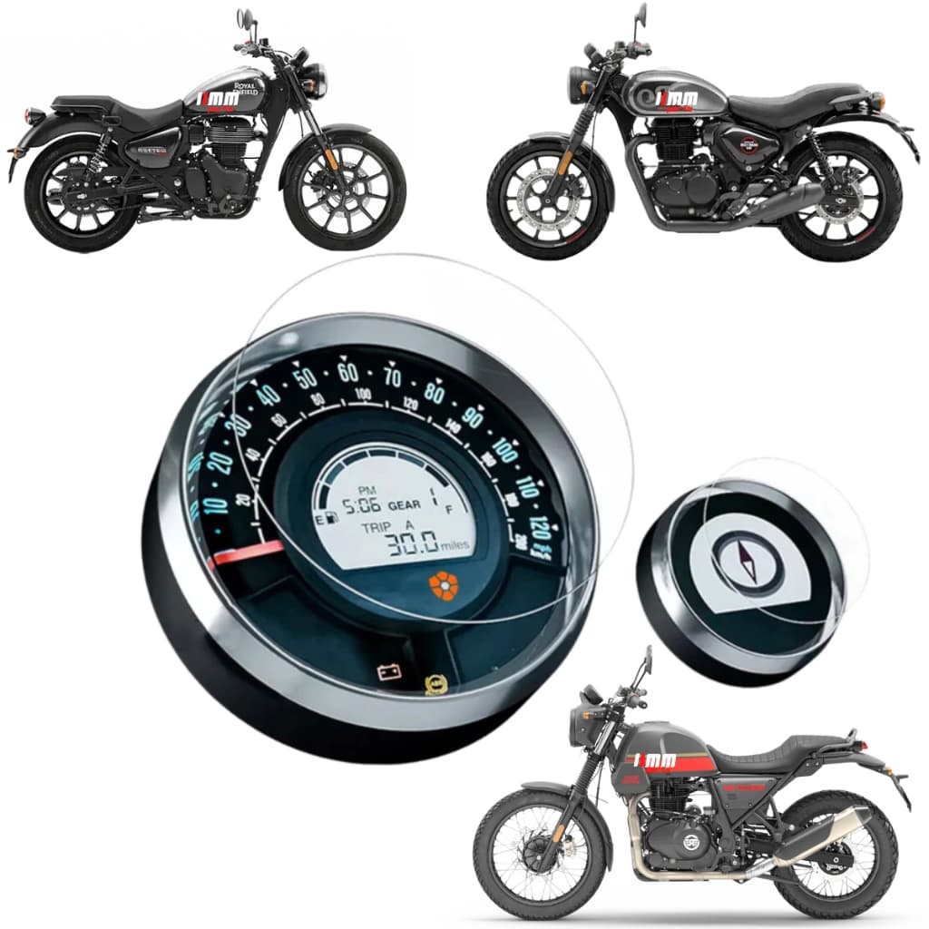 Película Painel Hunter Meteor 350 / Scram 411 Protetor Tela Royal Enfield