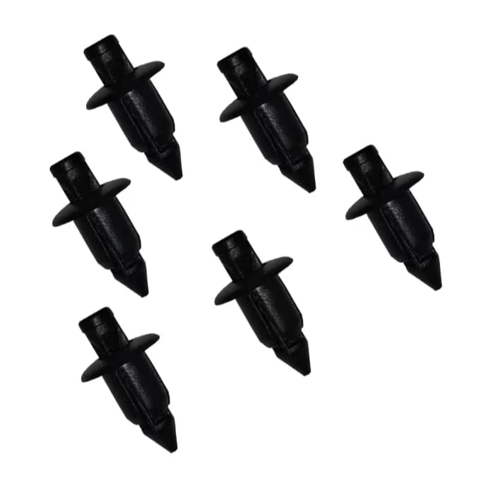 10 Peças  Push-Pin Clipe Rebites fixador Grampo Trava Carenagem Moto 6mm