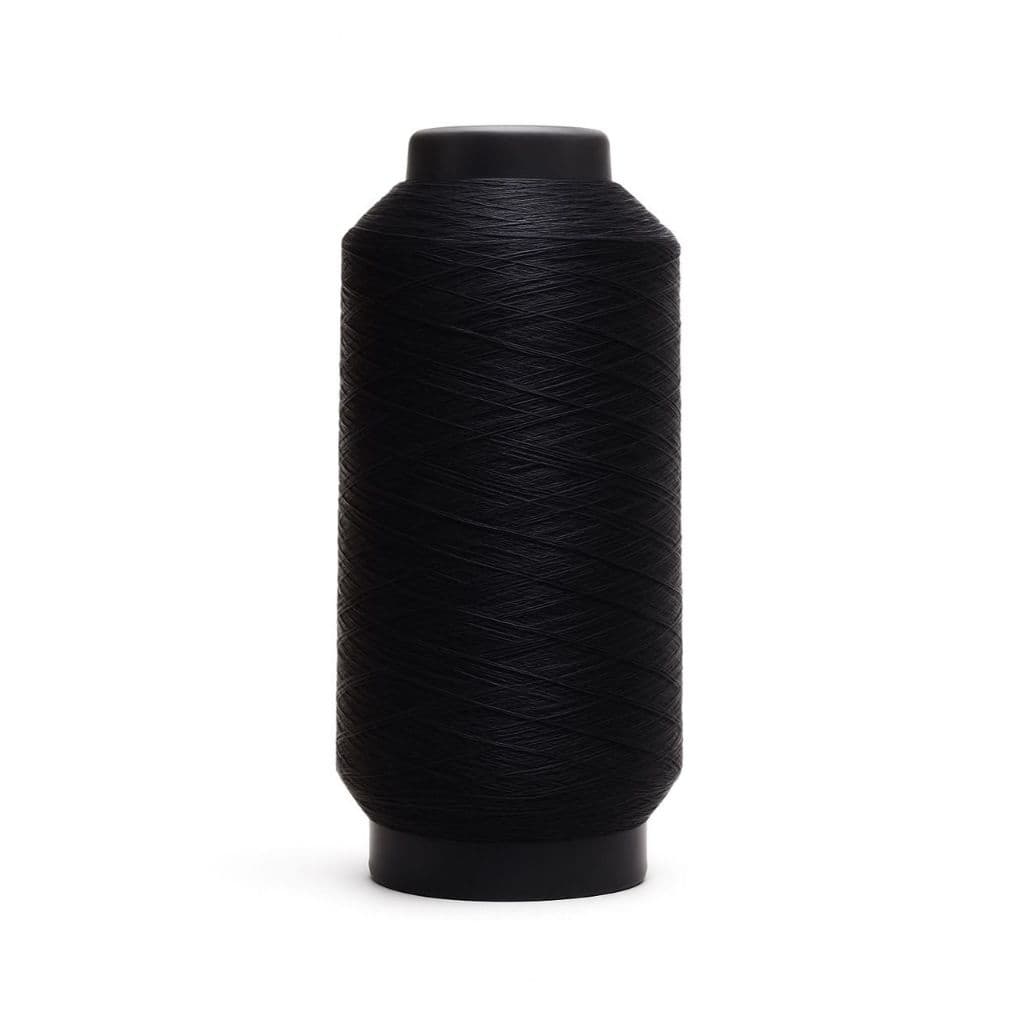 Fio Elástico Lastex  100 metros - Preto / Branco
