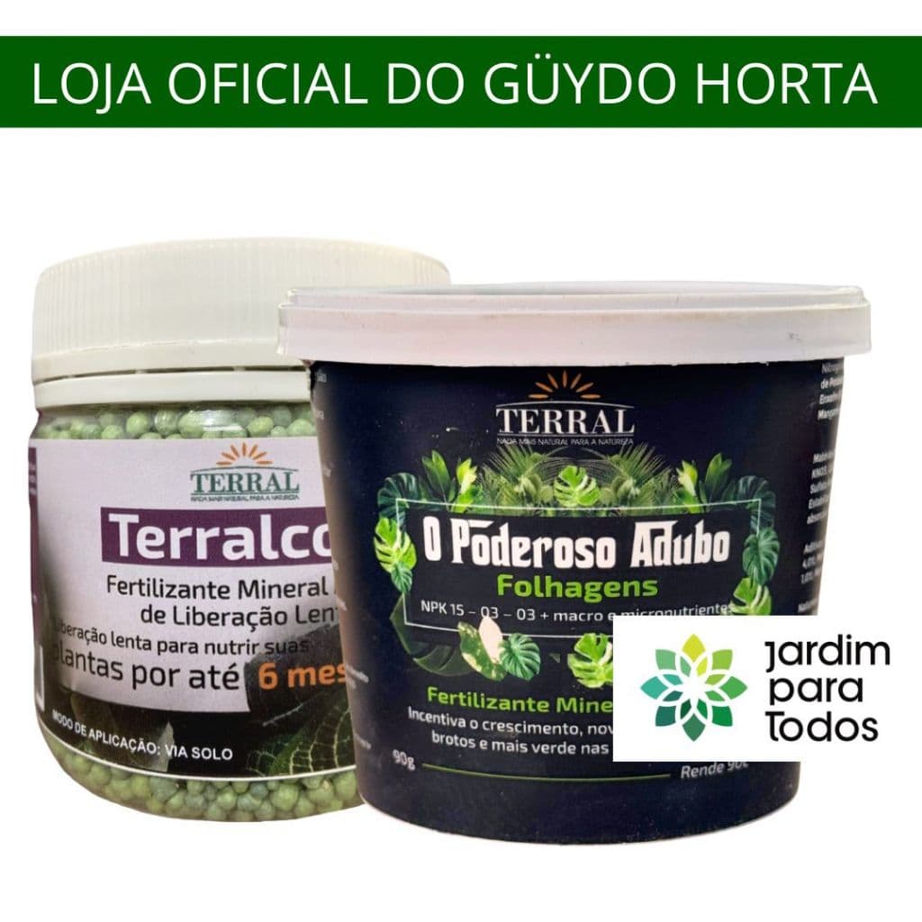 Kit Adubação  - Poderoso Adubo Folhagens + Terralcote