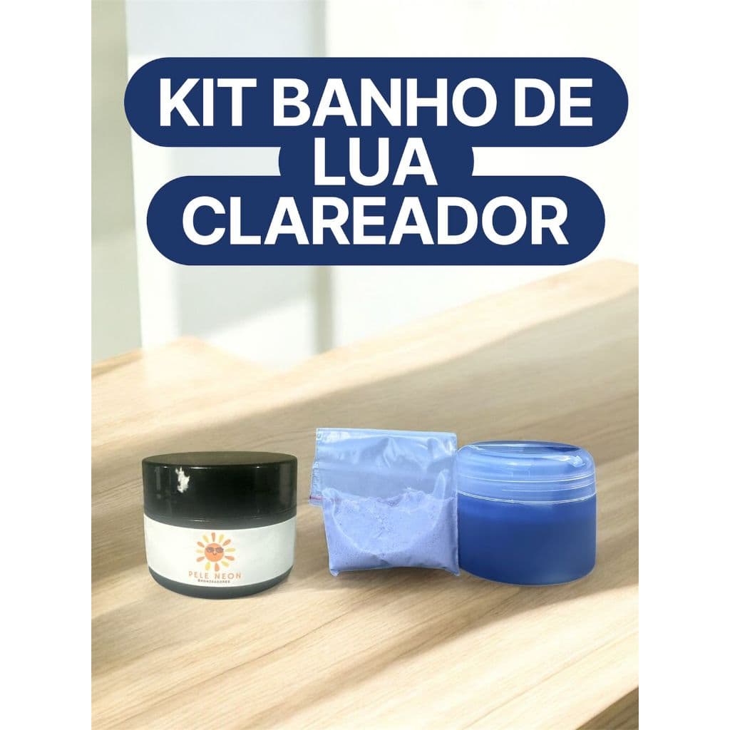 KIT BANHO DE LUA CLAREADOR HOME CARE