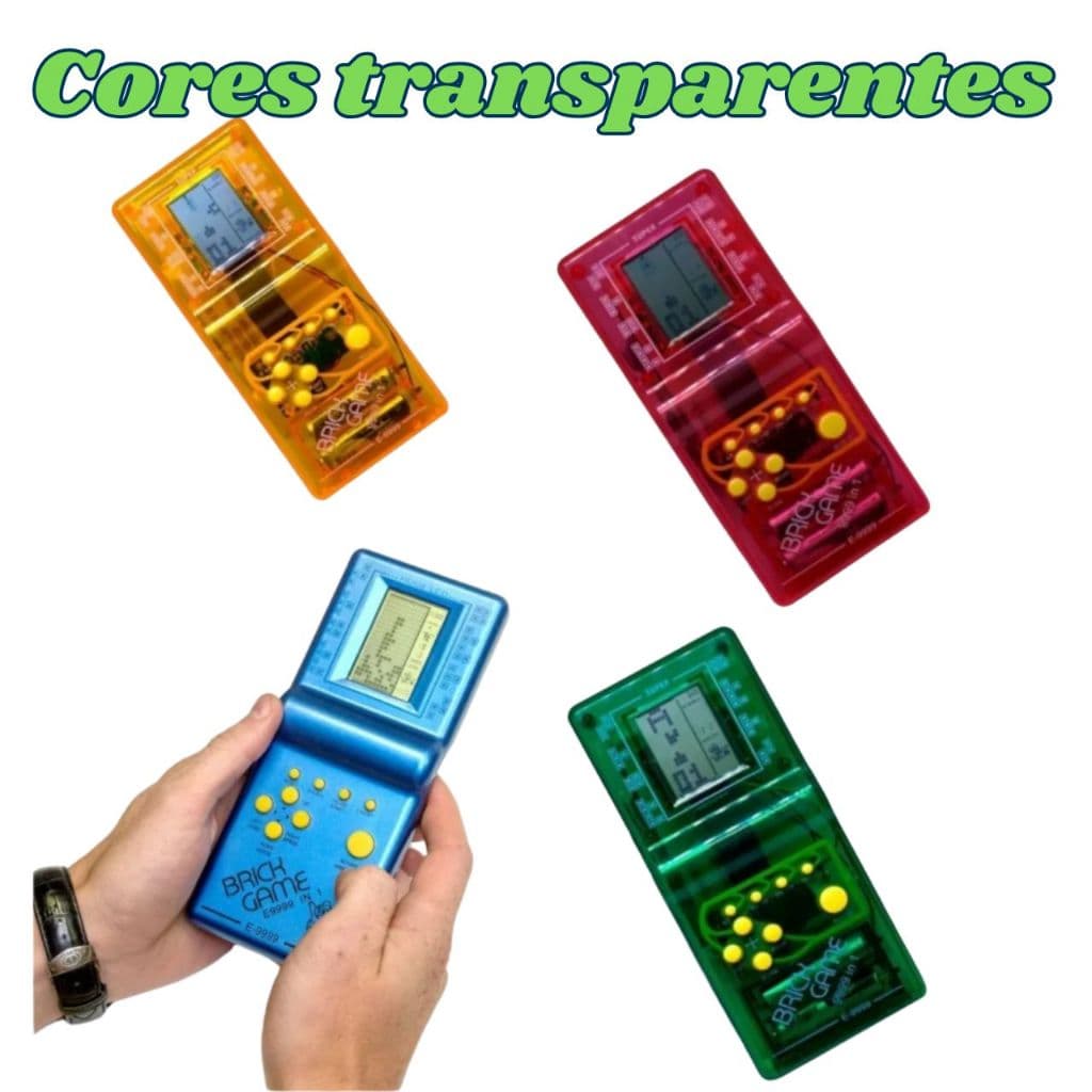 Mini Game Retrô Portátil –  Jogos Clássicos Infantil/Adulto