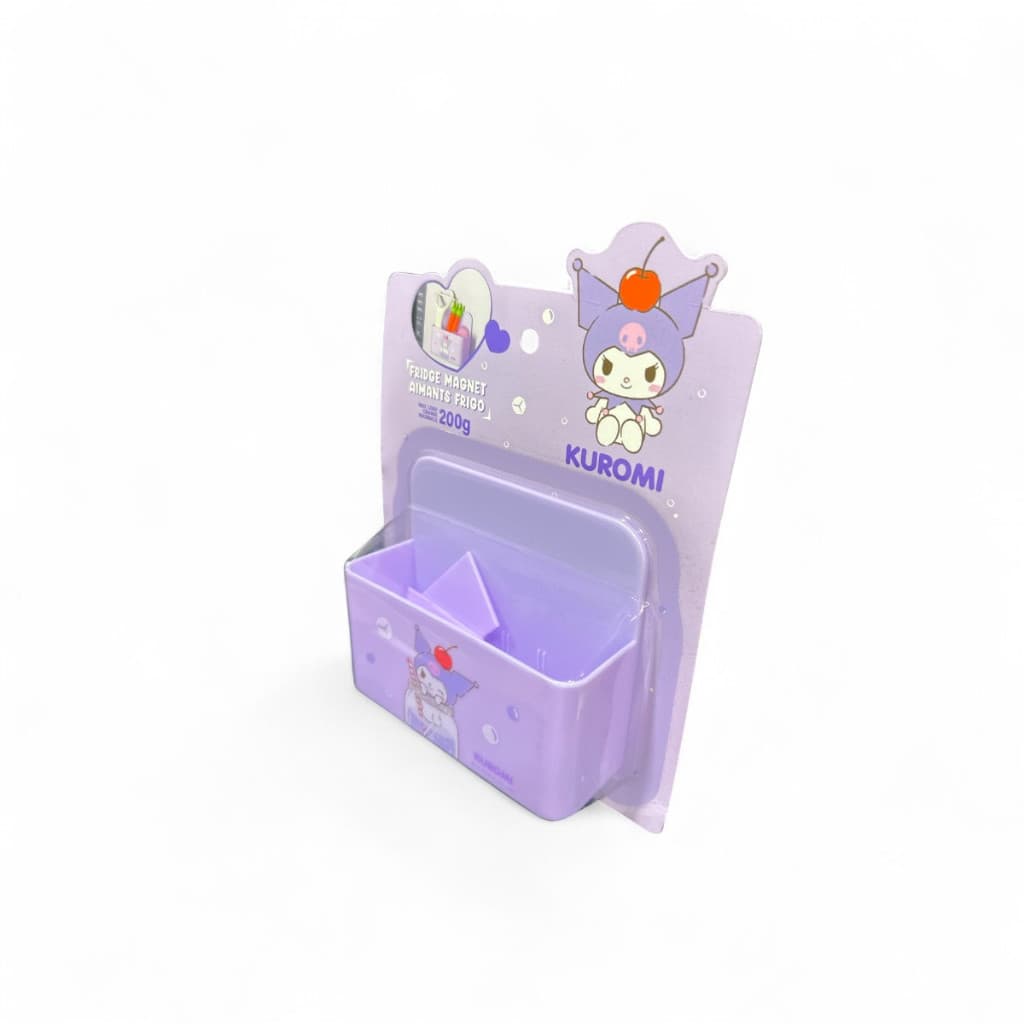 Porta Objetos Com Imã Kuromi Sanrio Miniso Original