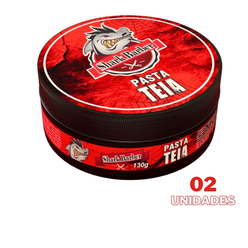 KIT C/2 UN PASTA TEIA SHARK BARBER 130g