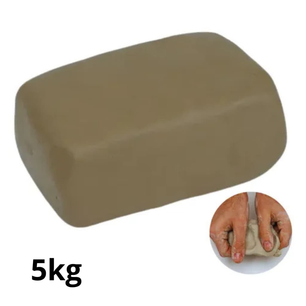 Argila Natural 1,2,3,4,5kg Escolar Artesanato Cerâmica Promoção