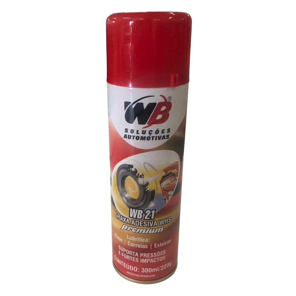 GRAXA ADESIVA PARA CORRENTE LUBRIFICANTE SPRAY MOTO WB-21