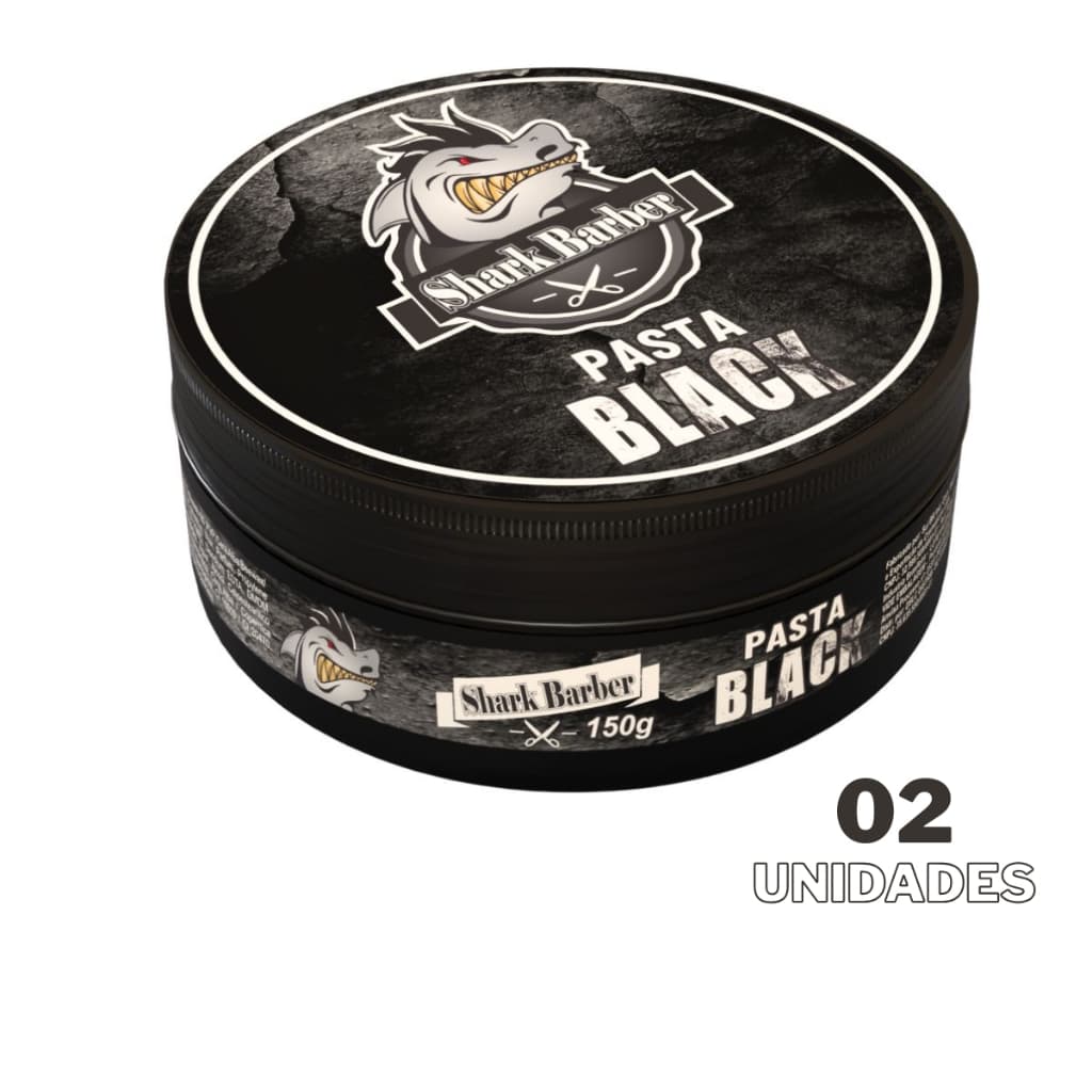 KIT C/2 UN PASTA BLACK SHARK BARBER 150G