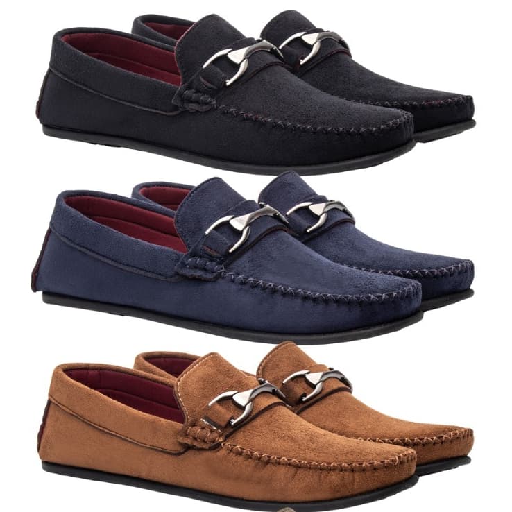Mocassim Casual Couro Sintetico Confortavel Macio Elegante