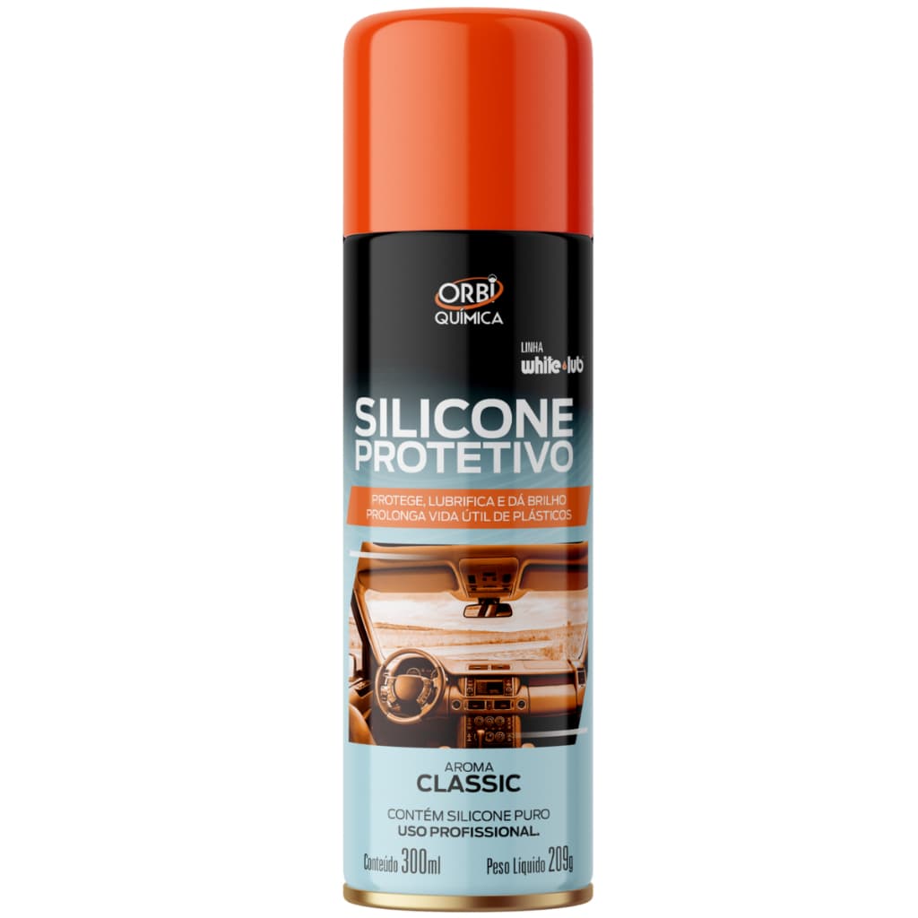 Silicone Spray Orbi Silicone Protetivo Classic 300ml