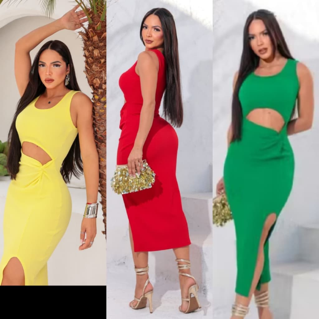 Vestido Feminino Justo: Elegância e Estilo Definido ( 34 ao 42)