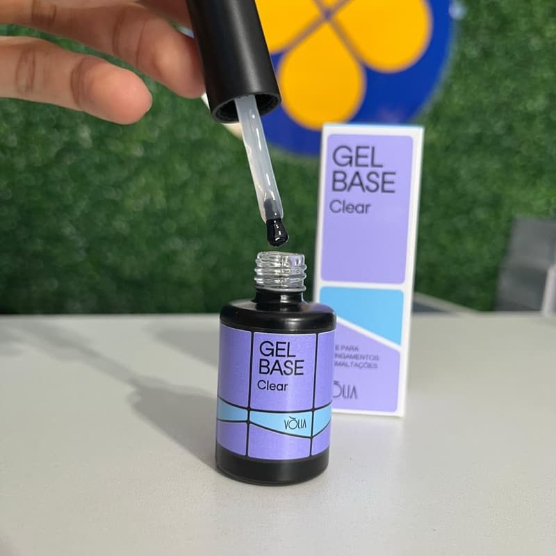 Gel Capa Base Clear 9g- Auto Nivelante Para Alongamentos de Unha