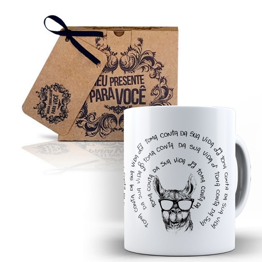 Caneca Divertida Toma Conta da Sua Vida