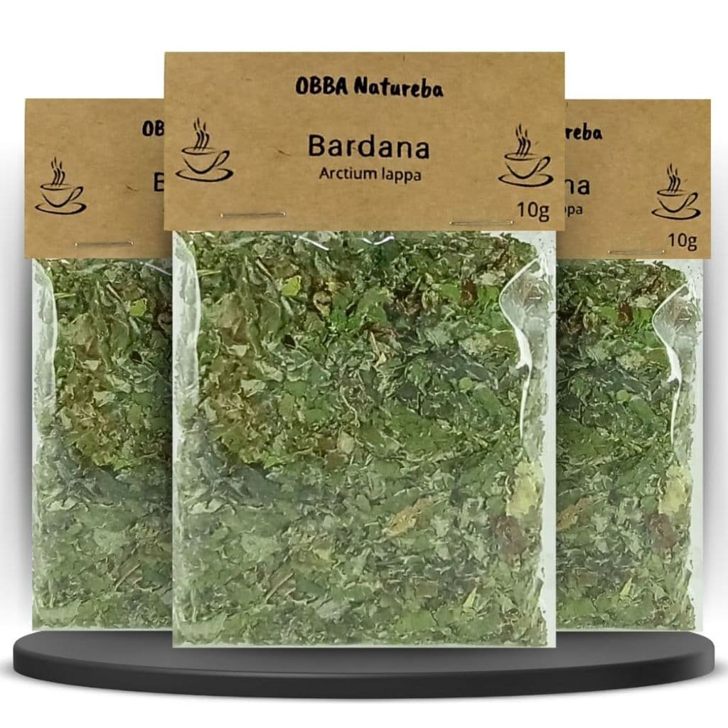 Erva de Bardana para Chá Legítima 100% Pura e Aromática Própria para Infusão – Kit com 3 Pacotes