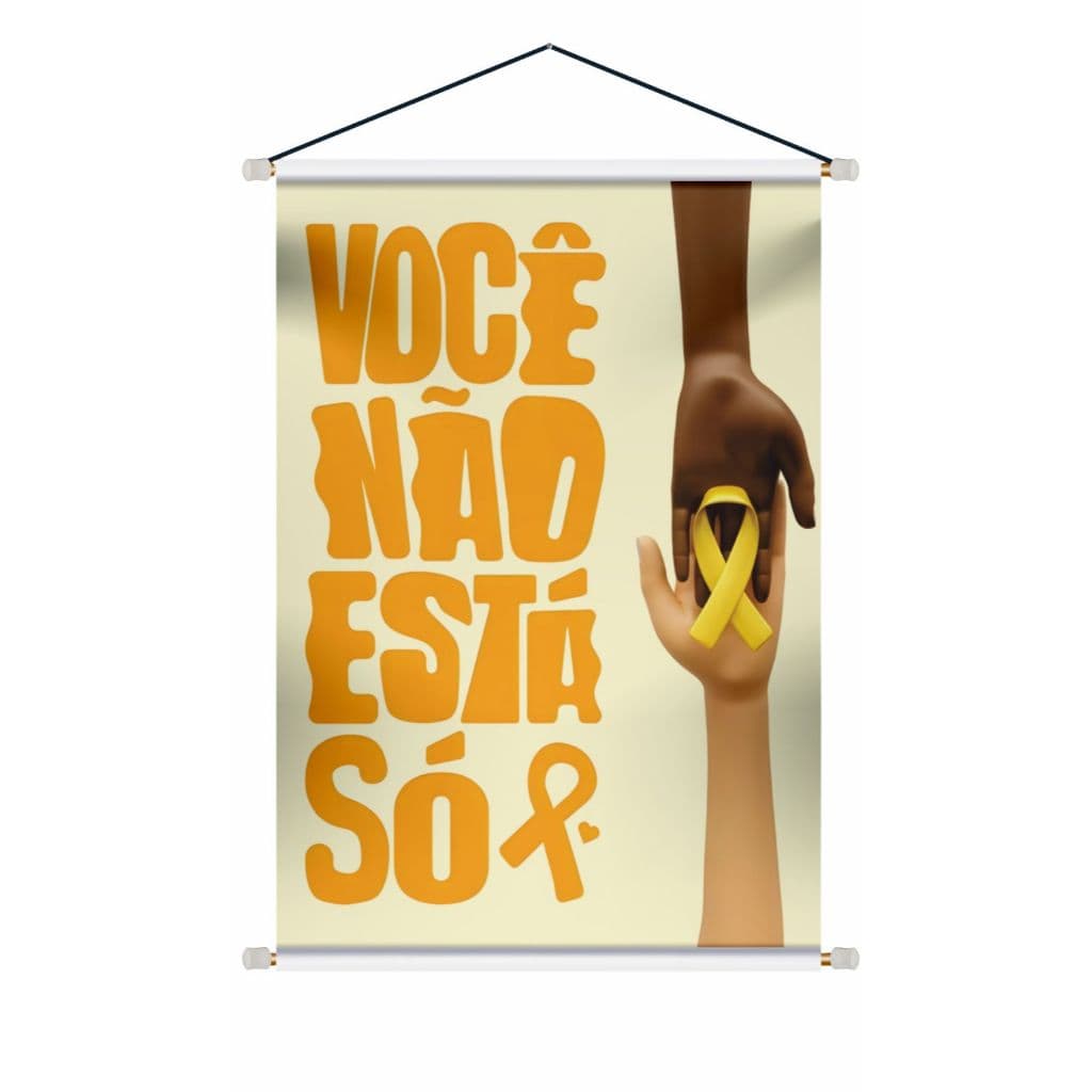 BANNER ARTE PRONTA -  VOCÊ NÃO ESTÁ SOZINHO SETEMBRO AMARELO