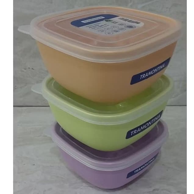 kit PotesTramontina  600 ML / 3pçs