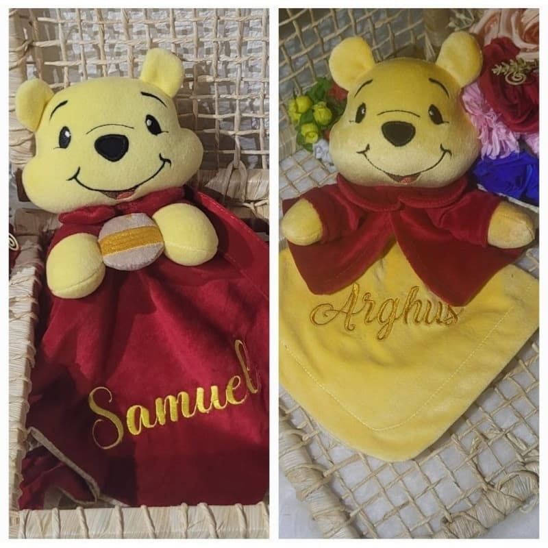naninha personalizada ursinho pooh